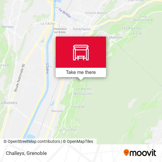 Challeys map