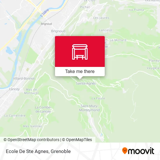 Ecole De Ste Agnes map
