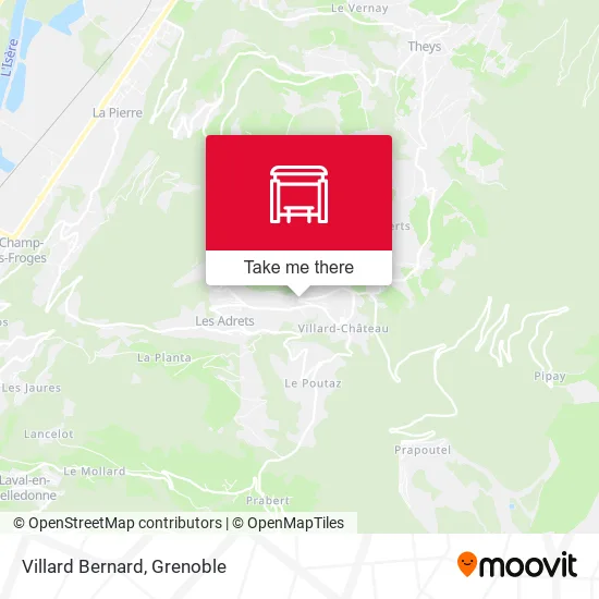 Villard Bernard map
