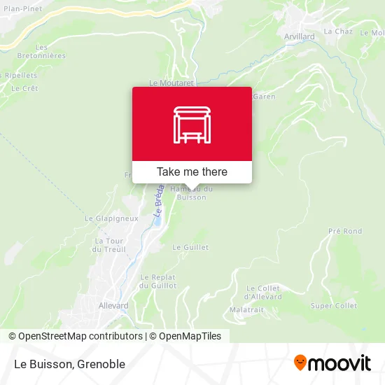 Le Buisson map