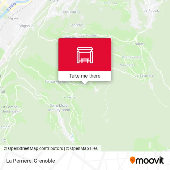 La Perriere map
