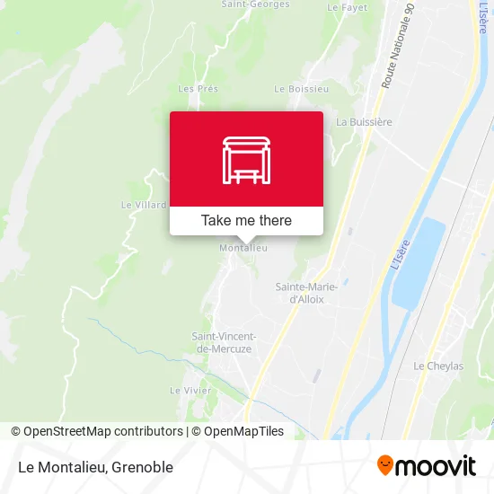 Le Montalieu map