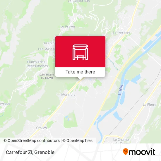 Carrefour Zi map