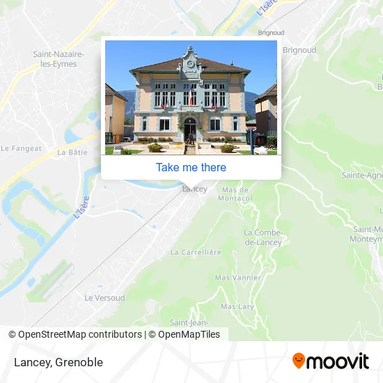 Lancey map