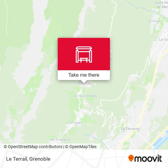 Le Terrail map