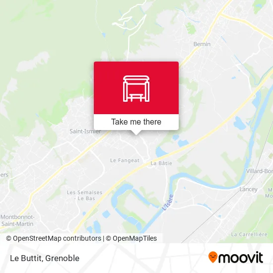 Le Buttit map