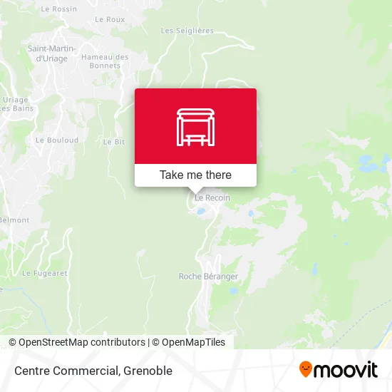 Centre Commercial map
