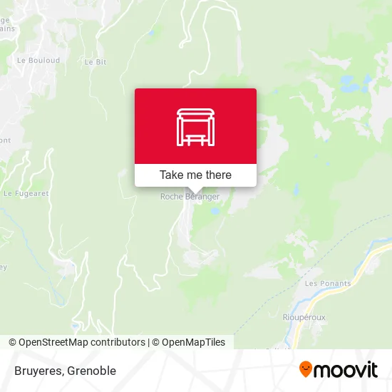 Bruyeres map