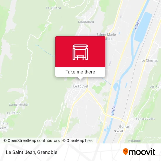 Le Saint Jean map