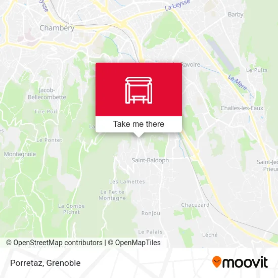 Porretaz map