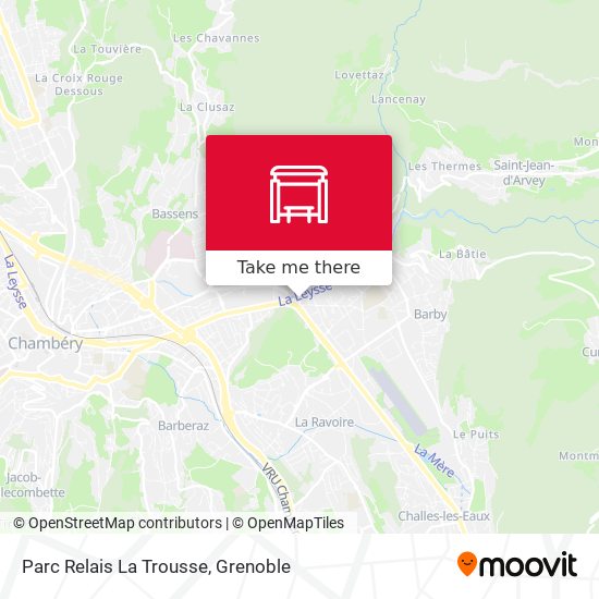 Parc Relais La Trousse map