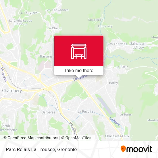 Parc Relais La Trousse map