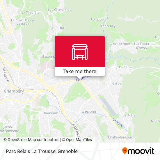Parc Relais La Trousse map