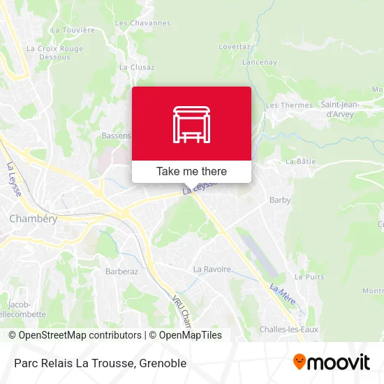 Parc Relais La Trousse map