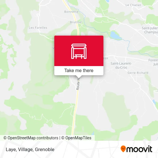 Laye, Village map