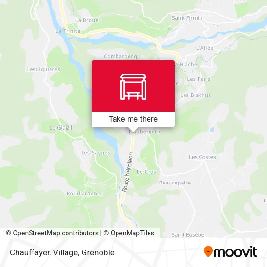 Chauffayer, Village map