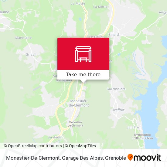 Monestier-De-Clermont, Garage Des Alpes map