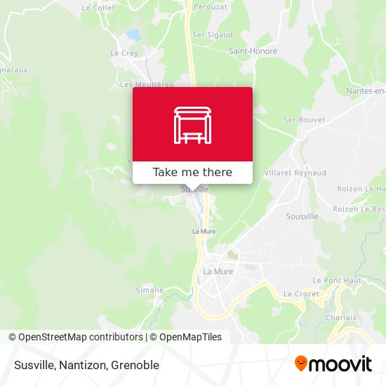 Susville, Nantizon map