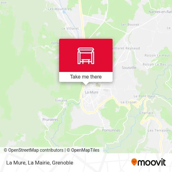 La Mure, La Mairie map