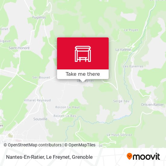 Nantes-En-Ratier, Le Freynet map