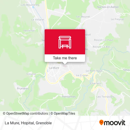 La Mure, Hopital map