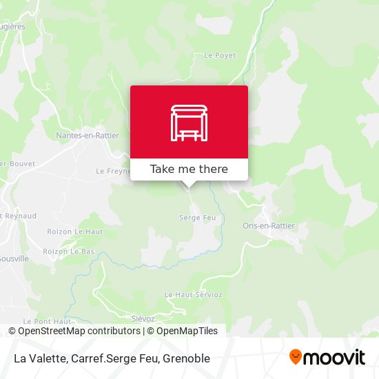 La Valette, Carref.Serge Feu map