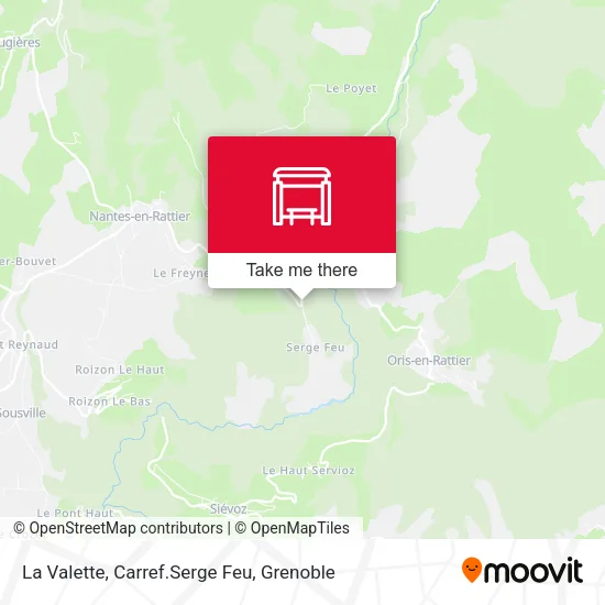 La Valette, Carref.Serge Feu map