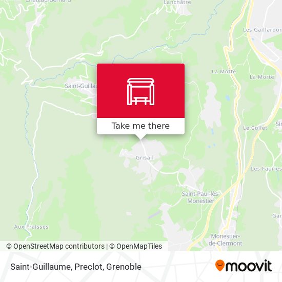 Saint-Guillaume, Preclot map