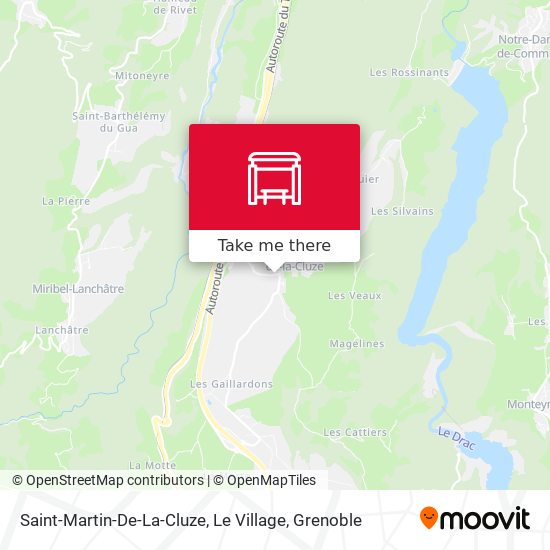 Saint-Martin-De-La-Cluze, Le Village map