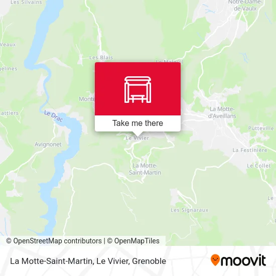 La Motte-Saint-Martin, Le Vivier map