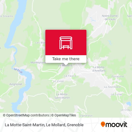 La Motte-Saint-Martin, Le Mollard map