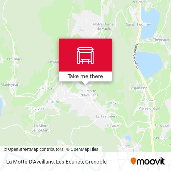 La Motte-D'Aveillans, Les Ecuries map