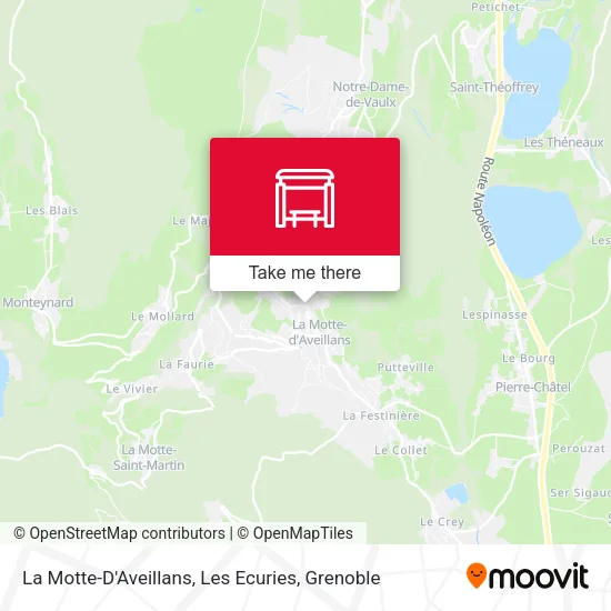 La Motte-D'Aveillans, Les Ecuries map