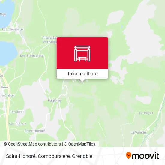 Saint-Honoré, Comboursiere map