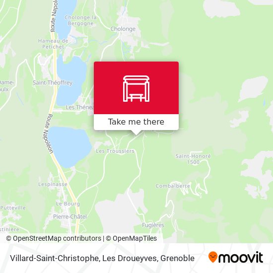 Villard-Saint-Christophe, Les Droueyves map