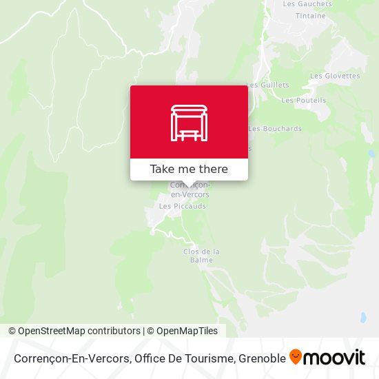 Corrençon-En-Vercors, Office De Tourisme map