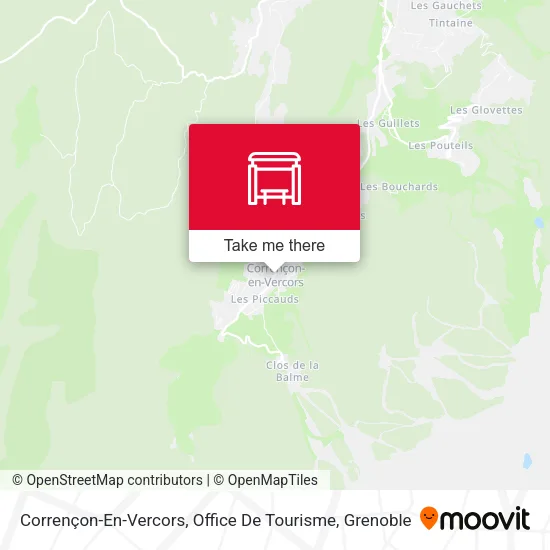 Corrençon-En-Vercors, Office De Tourisme map