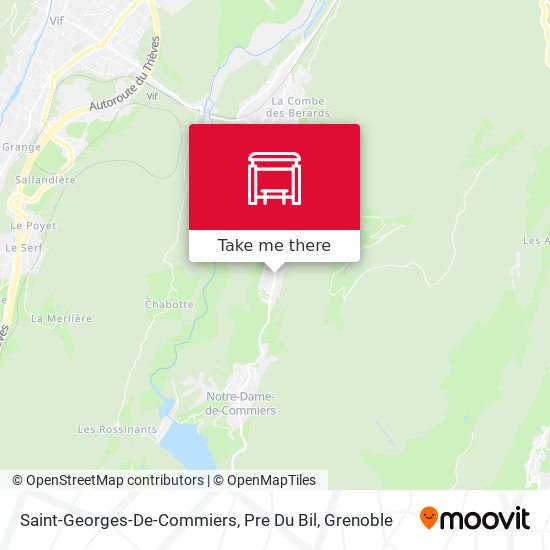 Saint-Georges-De-Commiers, Pre Du Bil map