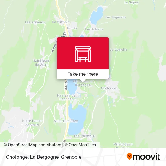Cholonge, La Bergogne map