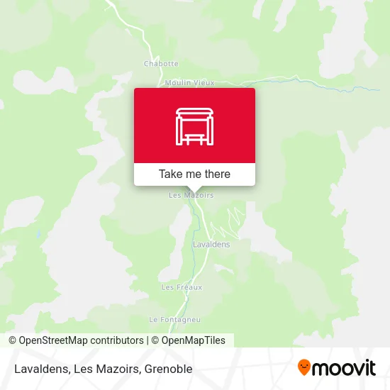 Lavaldens, Les Mazoirs map