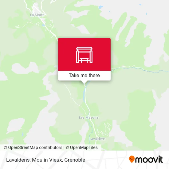 Lavaldens, Moulin Vieux map