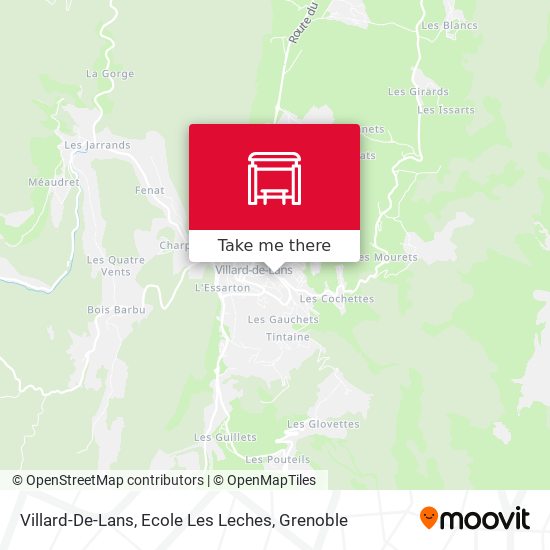 Villard-De-Lans, Ecole Les Leches map