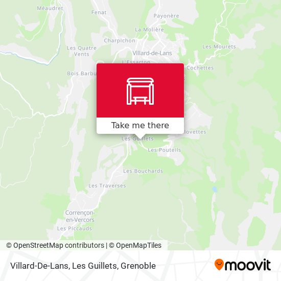 Villard-De-Lans, Les Guillets map