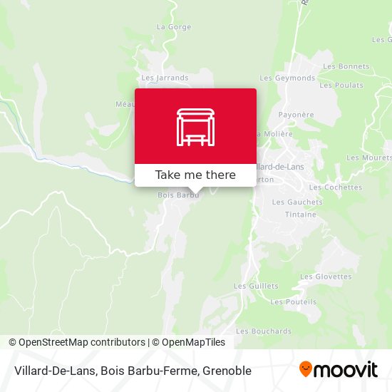 Villard-De-Lans, Bois Barbu-Ferme map