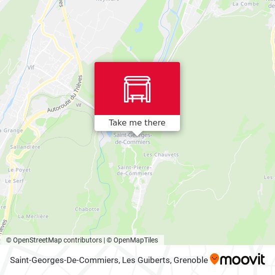 Saint-Georges-De-Commiers, Les Guiberts map