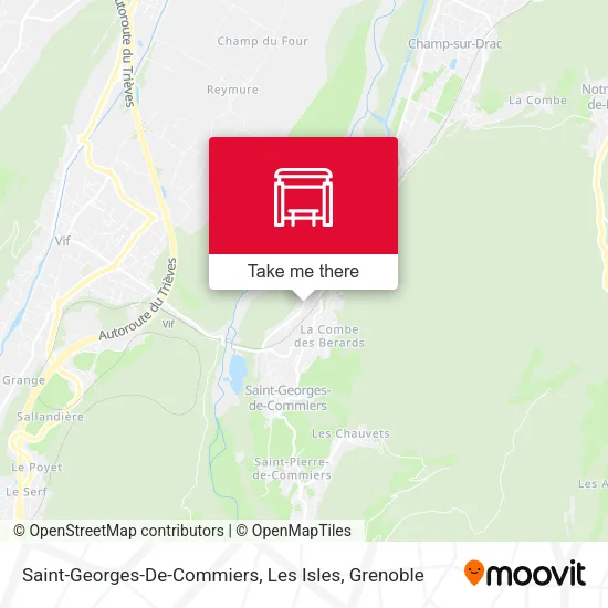 Saint-Georges-De-Commiers, Les Isles map