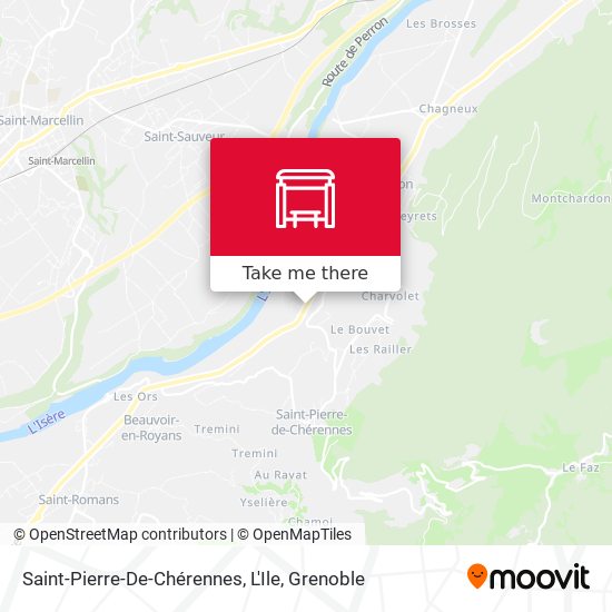 Saint-Pierre-De-Chérennes, L'Ile map
