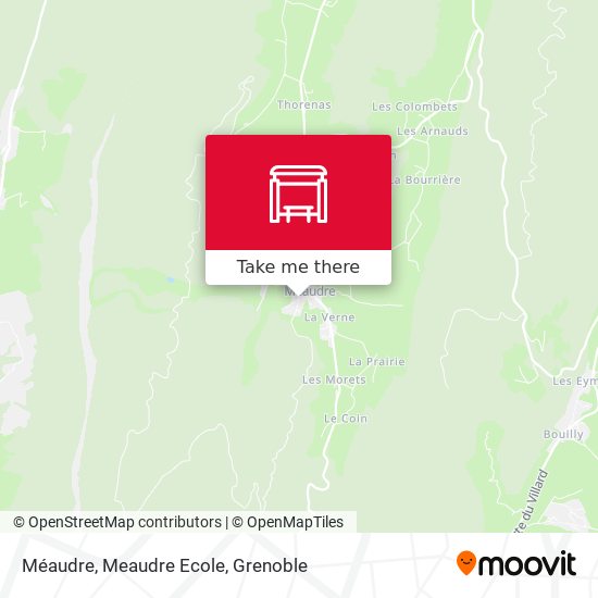 Méaudre, Meaudre Ecole map
