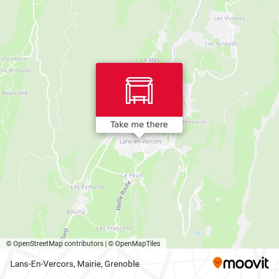 Lans-En-Vercors, Mairie map