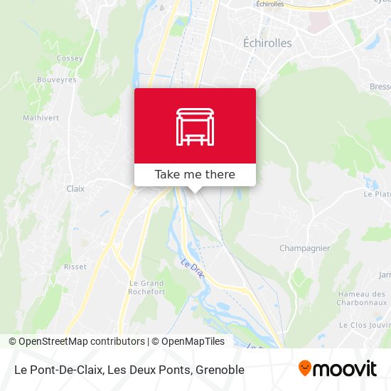 Le Pont-De-Claix, Les Deux Ponts map